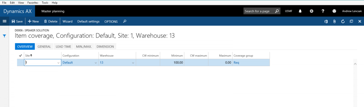 Microsoft Dynamics AX Master Planning  