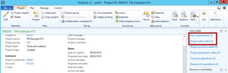 Microsoft Dynamics AX 7  orders 