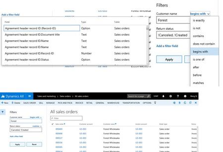 Microsoft Dynamics AX 7 Sales orders 