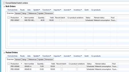 Microsoft Dynamics AX Batch Order