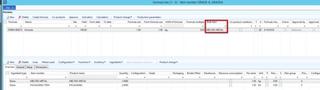 Microsoft Dynamics AX formula