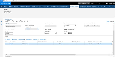 Microsoft Dynamics AX 7 orders