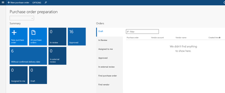 Microsoft Dynamics AX Purchase Order Preparation