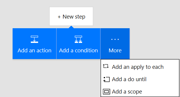 Microsoft Flow : add a action 