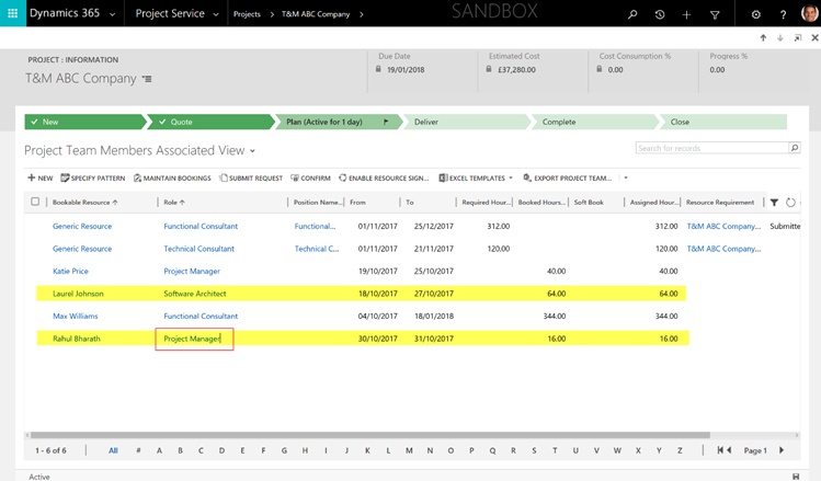 dynamics 365 for project service automation pricing