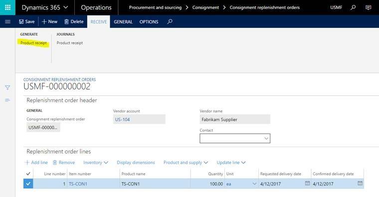 Microsoft Dynamics 365 for operations 