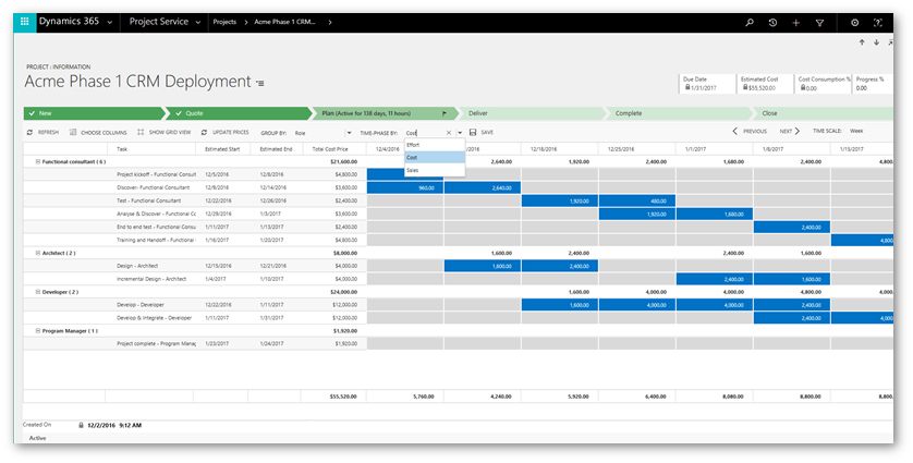 Dynamics PSA : CRM Deployment 