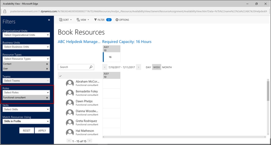 Microsoft Dynamics 365 PSA Book resources 